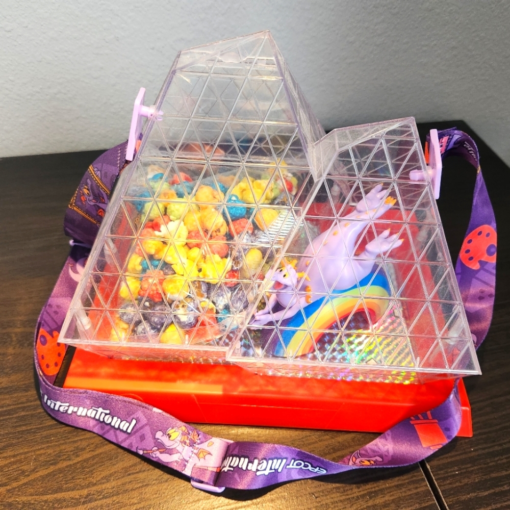 2024 Epcot figment popcorn bucket Disney light up